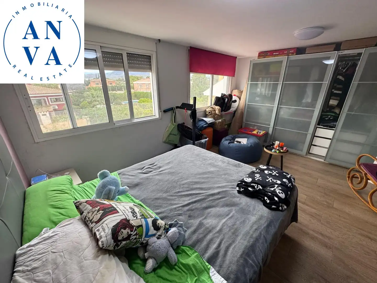 Schlafzimmer von Haus oder Chalet zum Verkauf in Sant Joan d'Alacant mit Klimaanlage, Privatgarten und Abstellraum