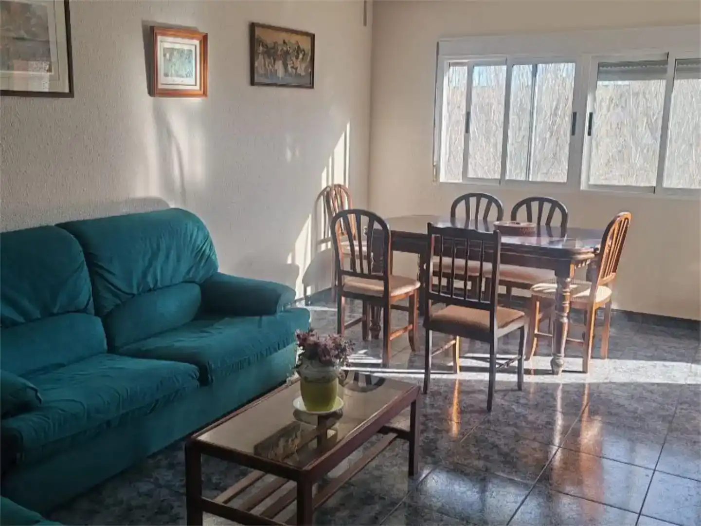 Living room of Flat for share in Andorra (Teruel)  with Furnished and Balcony