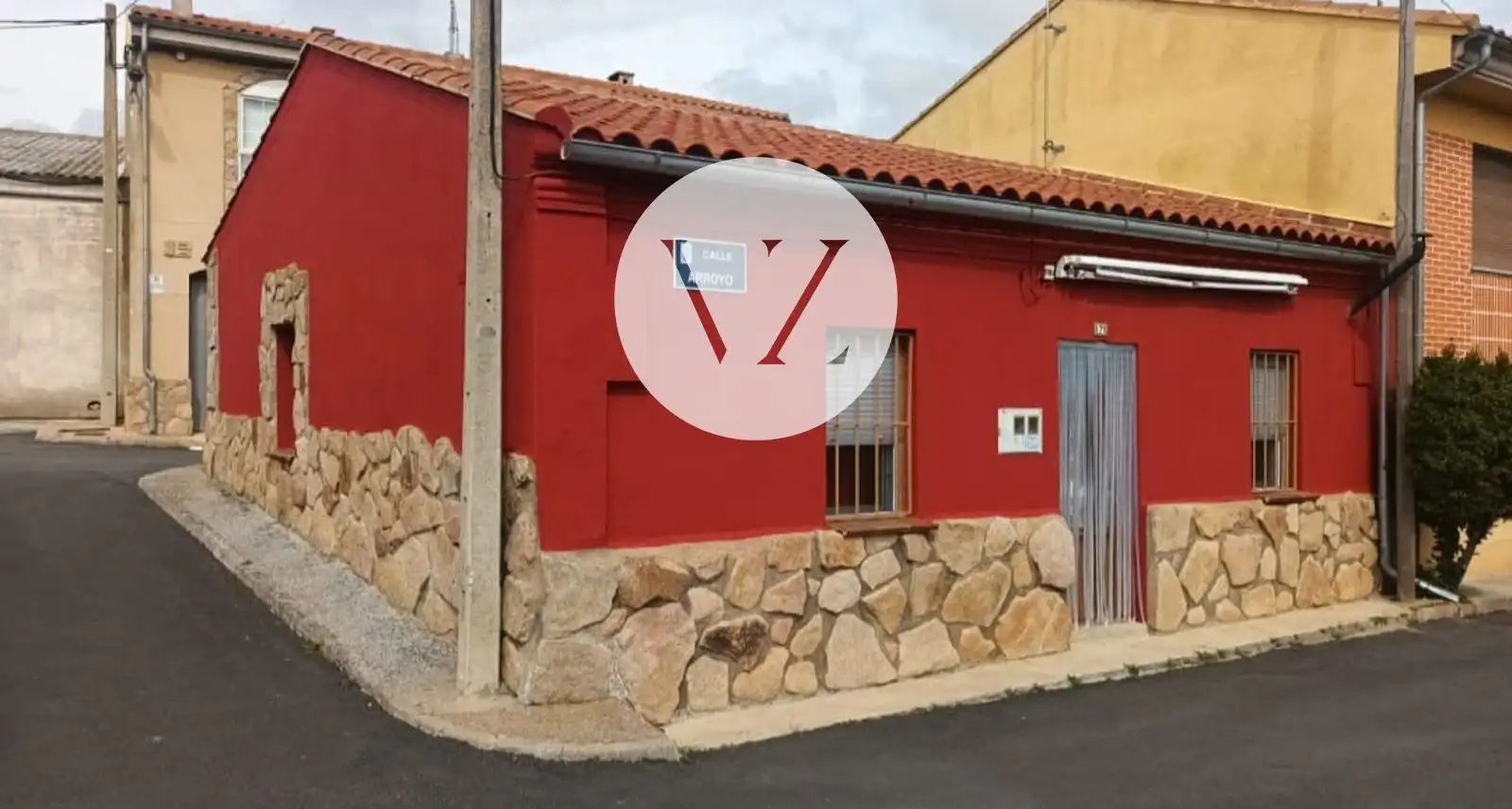 Vista exterior de Casa o xalet de lloguer en Villagonzalo de Tormes amb Calefacció i Moblat