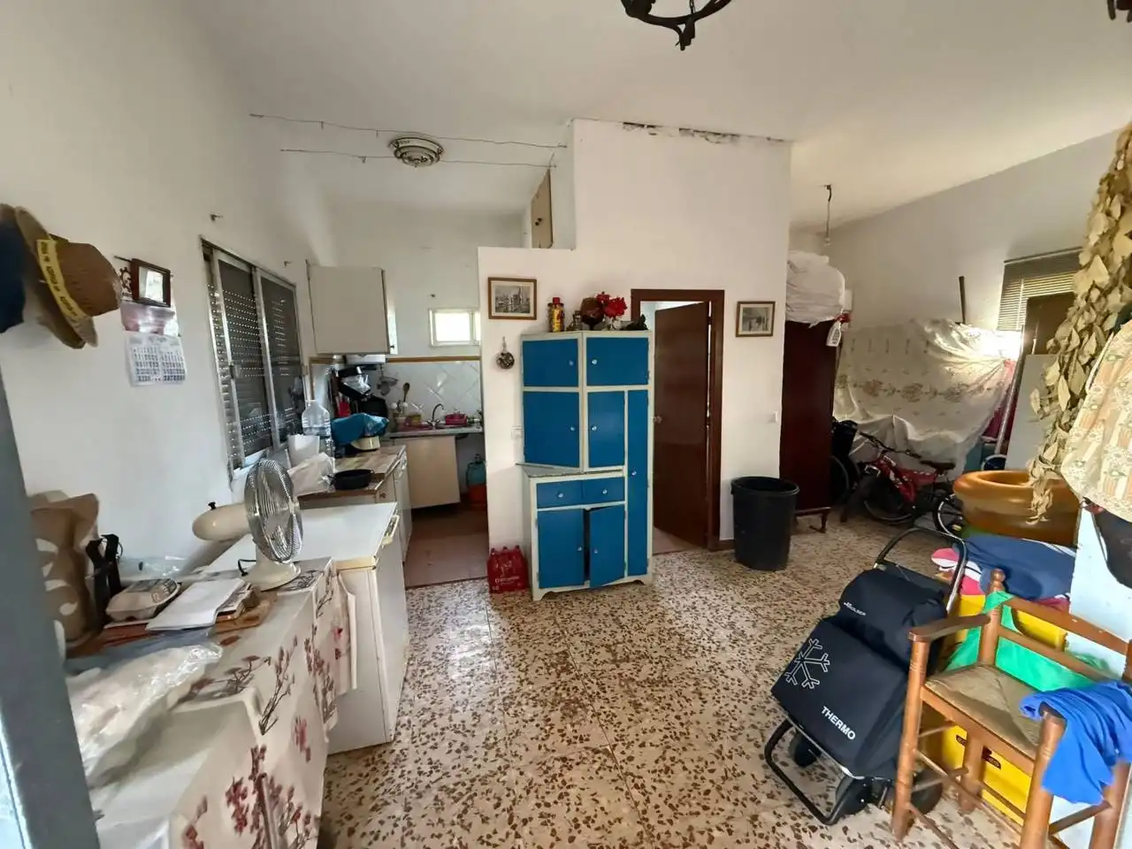 Cuina de Casa o xalet en venda en La Rinconada amb Aire condicionat, Jardí privat i Terrassa