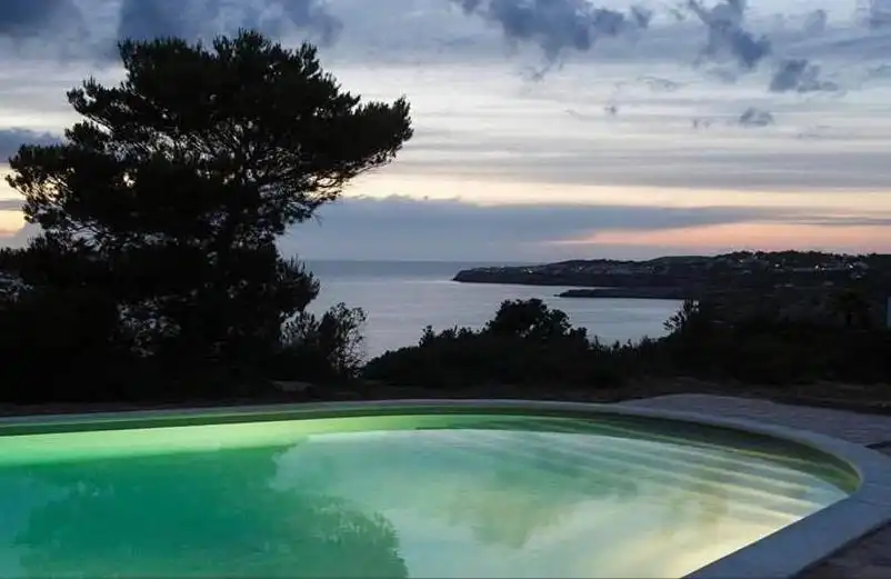 Swimming pool of Detached homes for sale in Sant Josep de sa Talaia  with Air Conditioner, Heating and Private garden