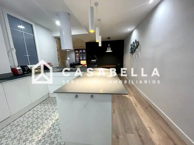 Kitchen of Flat for share in Valencia  with Air Conditioner, Heating and Furnished