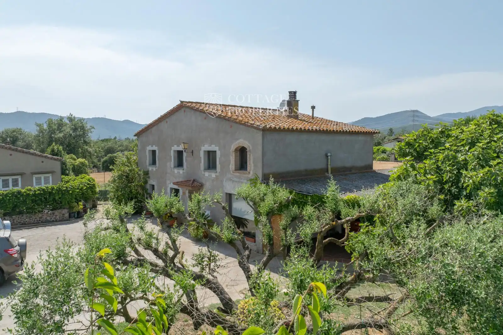 Vista exterior de Finca rústica en venda en Sant Gregori amb Calefacció, Terrassa i Piscina