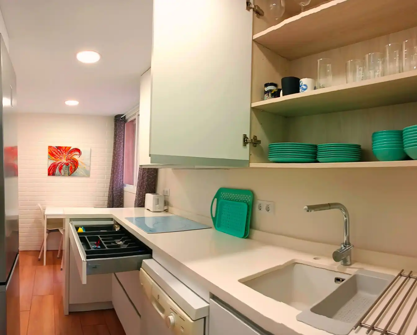Kitchen of Flat for rent in Sevilla  with Air Conditioner, Heating and Terrace