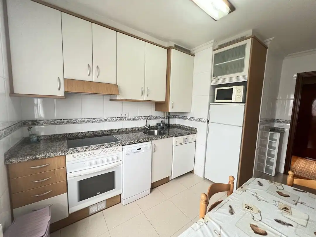 Kitchen of Flat for rent in Siero  with Heating and Storage room
