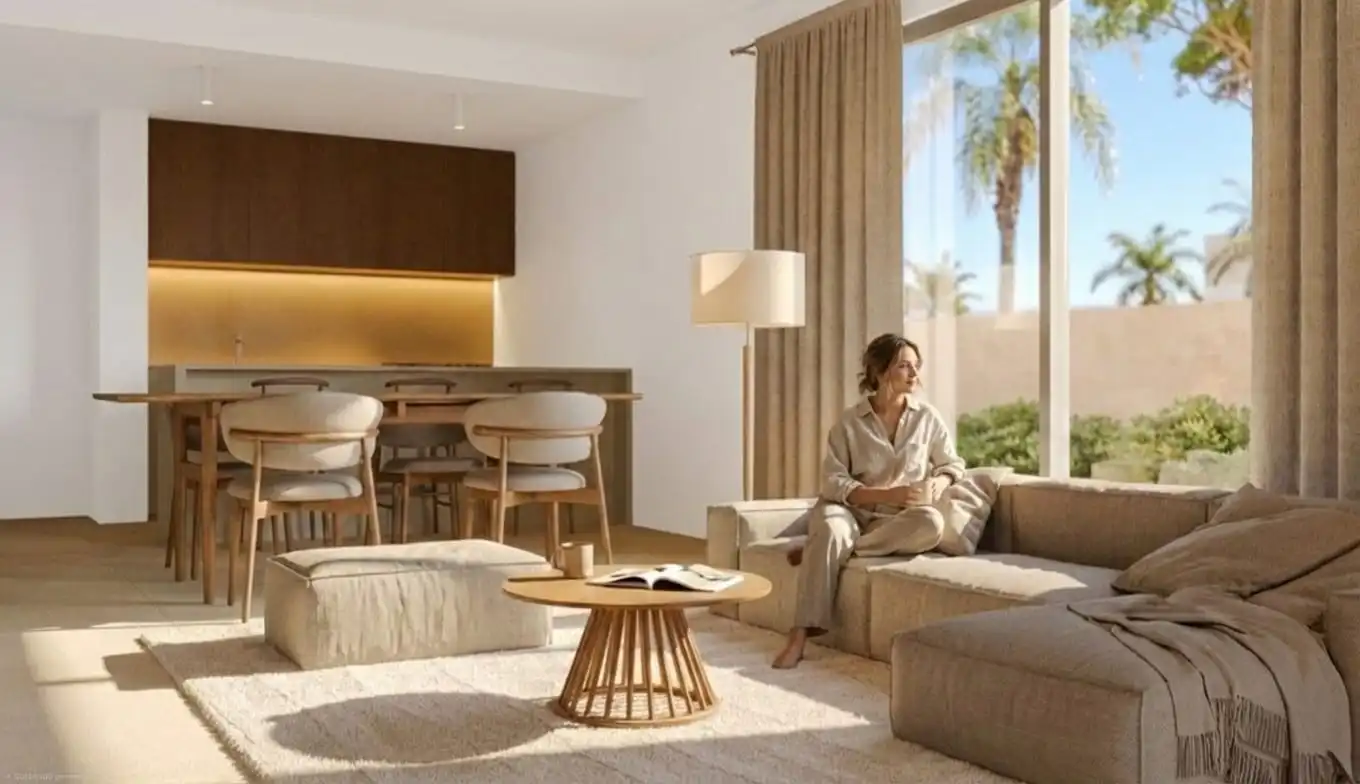 Sala de estar de Casa o chalet en venta en Dénia con Aire acondicionado, Calefacción y Jardín privado