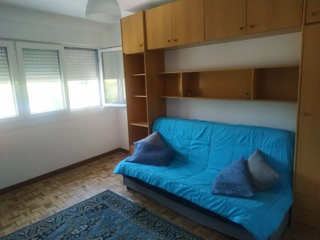 Living room of Flat for rent in Betanzos  with Heating, Parquet flooring and Furnished