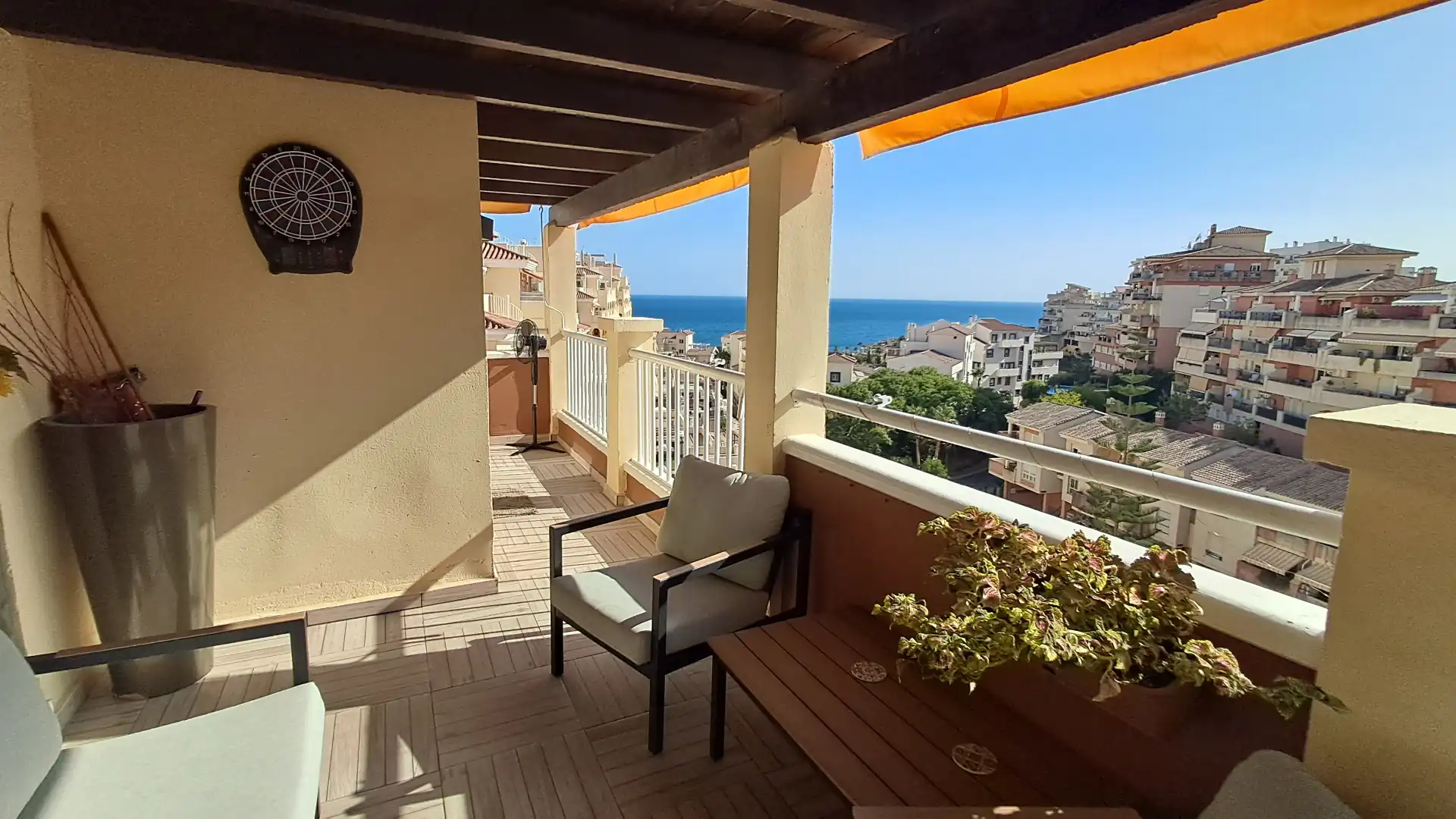 Terrassa de Dúplex en venda en Benalmádena amb Aire condicionat, Parquet i Terrassa