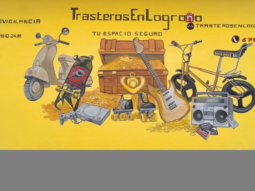 Vista exterior de Traster de lloguer en  Logroño amb Alarma