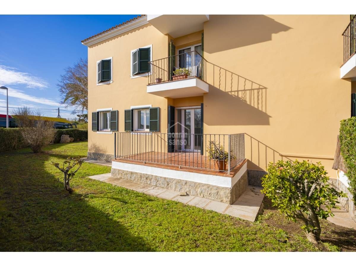 Exterior view of Apartment for sale in Es Castell  with Terrace