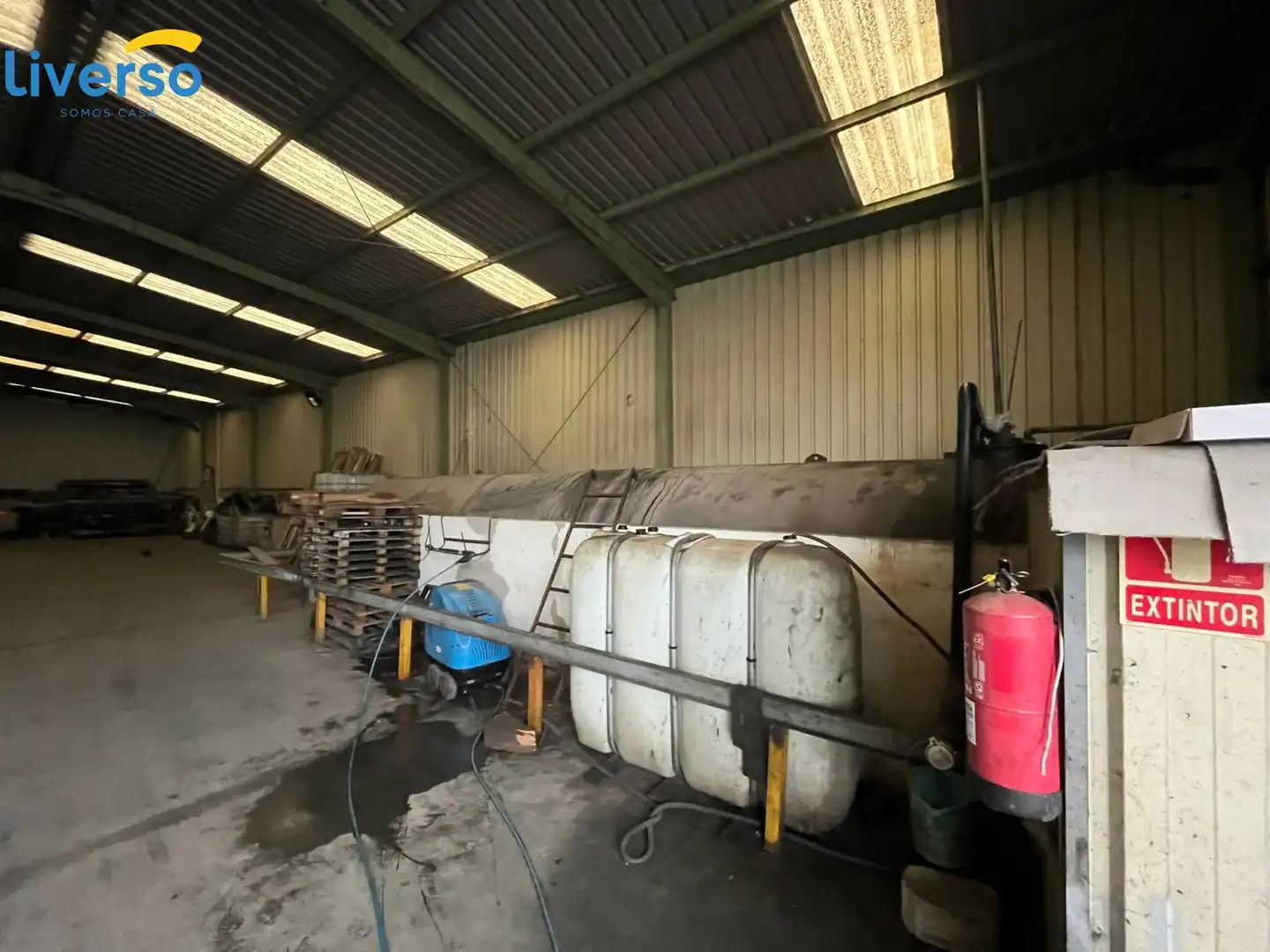Vista exterior de Nave industrial en venta en Villariezo con Calefacción
