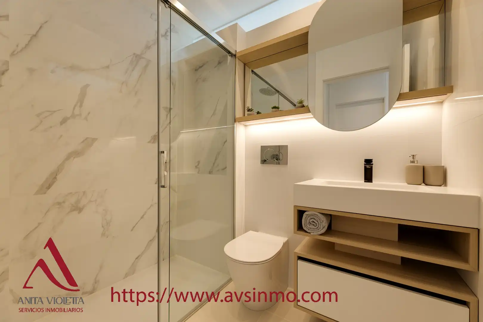 Bathroom of Apartments for rent in Rojales  with Air Conditioner, Terrace and Furnished