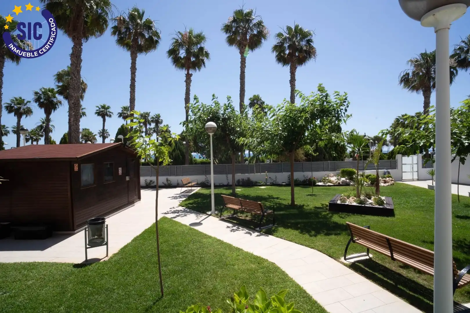 Jardí de Apartament en venda en Oropesa del Mar / Orpesa amb Aire condicionat, Jardí privat i Terrassa