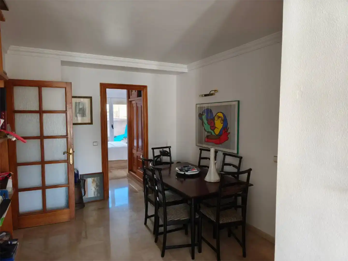 Dining room of Flat for sale in  Palma de Mallorca  with Air Conditioner and Balcony