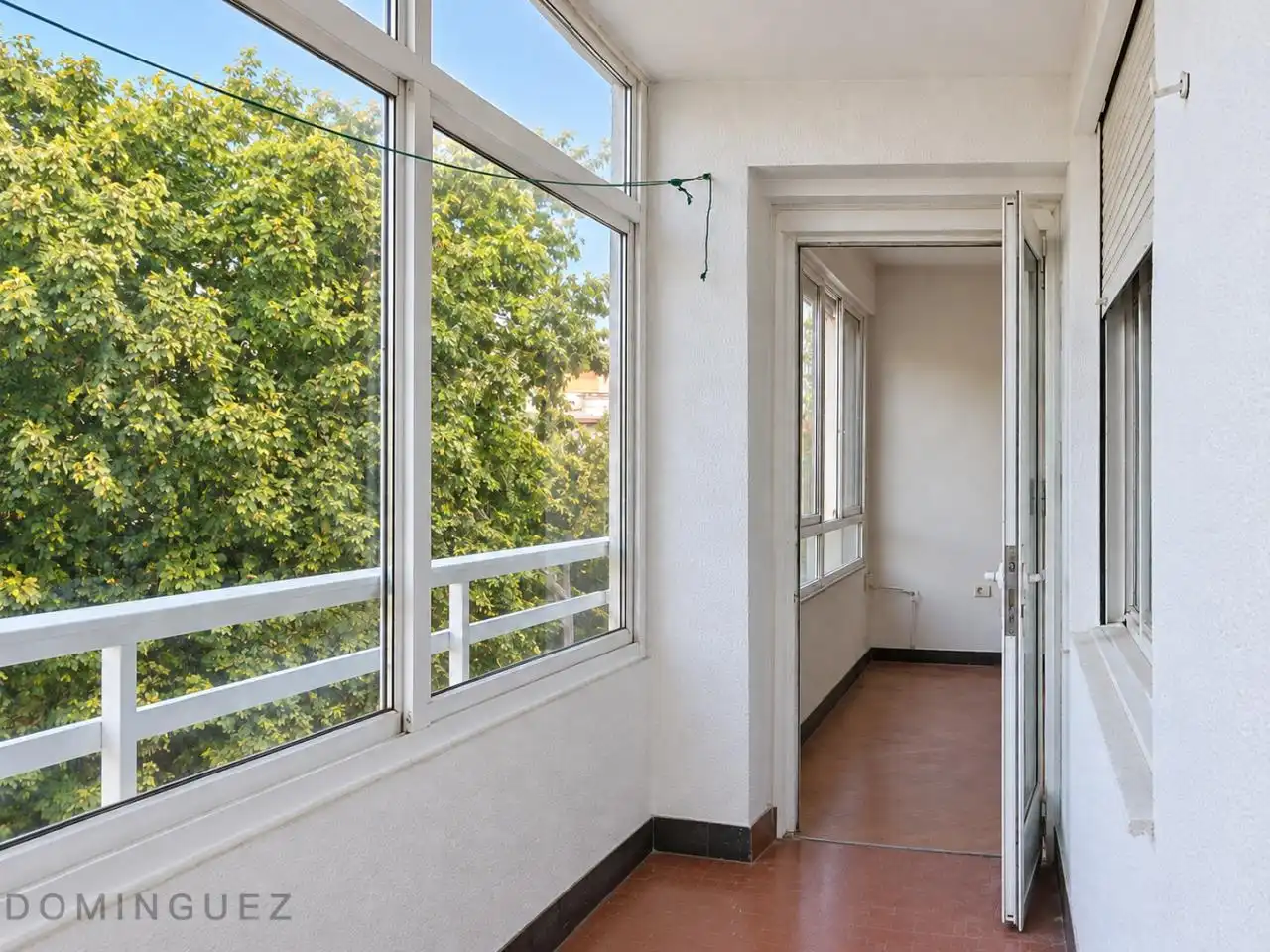 Balcony of Flat for sale in Centro Urbano