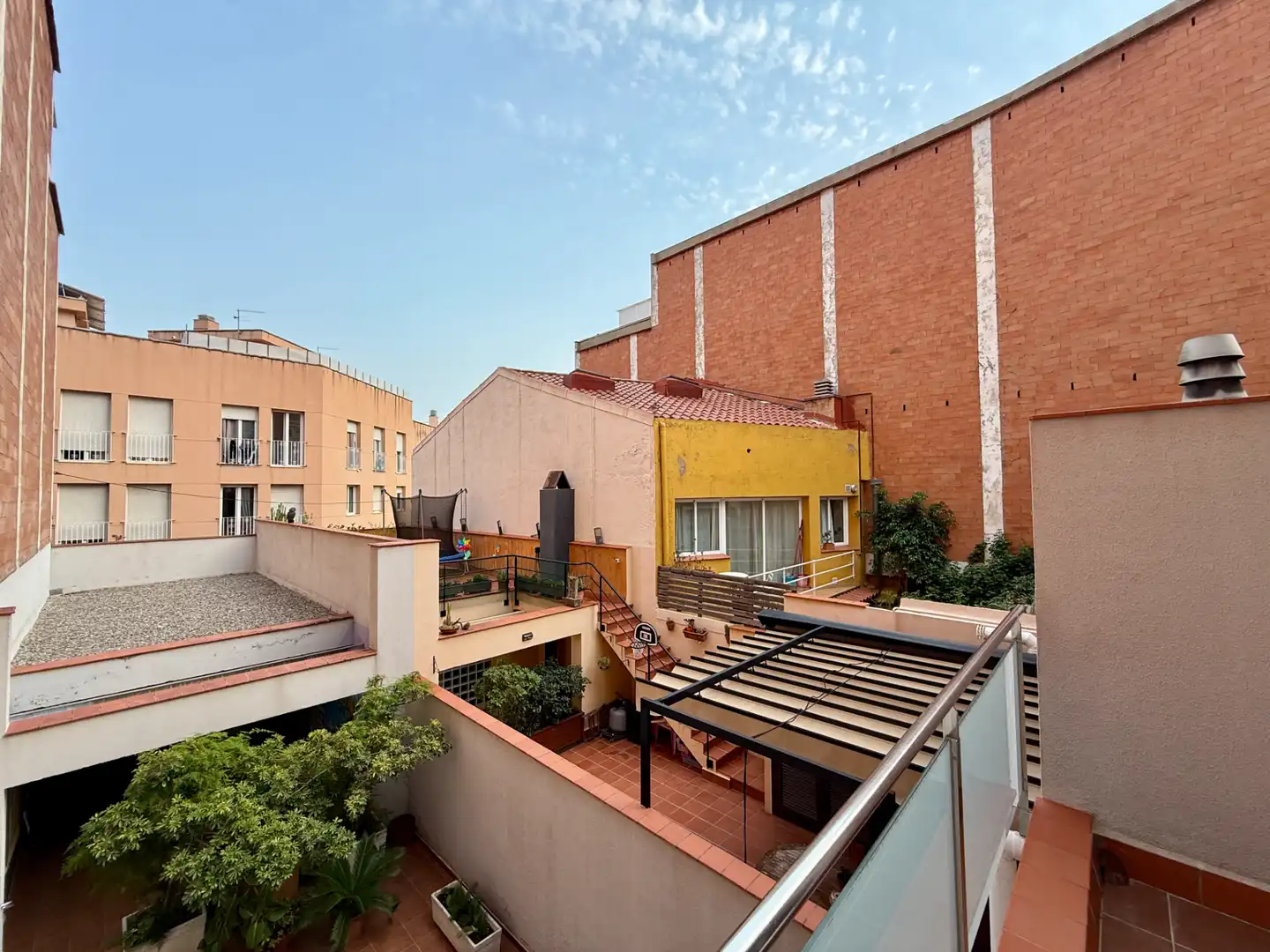 Terrassa de Casa adosada en venda en Barcelona amb Aire condicionat, Calefacció i Jardí privat