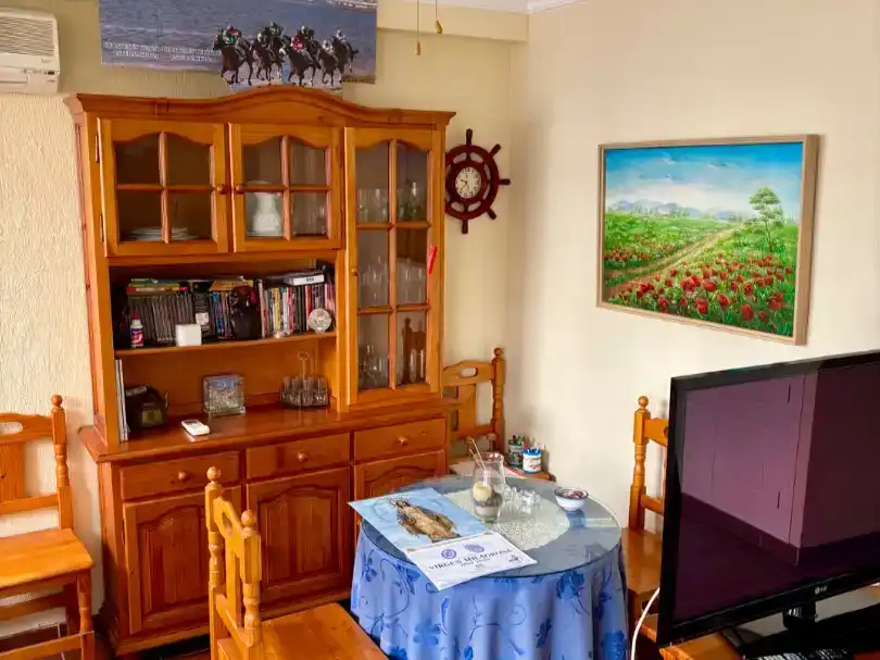 Dining room of Flat for rent in Sanlúcar de Barrameda  with Air Conditioner