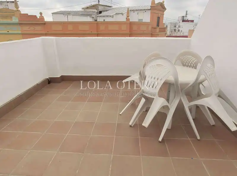 Terraza de Ático de alquiler en Valencia con Aire acondicionado, Calefacción y Terraza