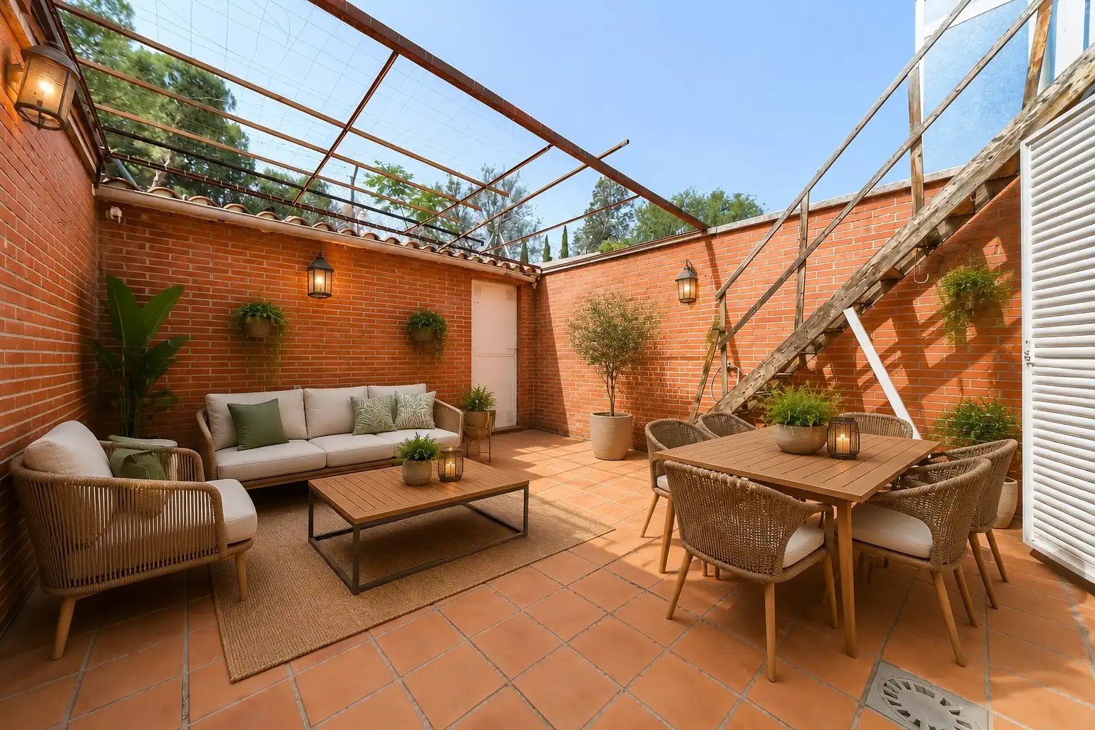 Terraza de Casa adosada en venta en Madrid con Aire acondicionado, Calefacción y Terraza