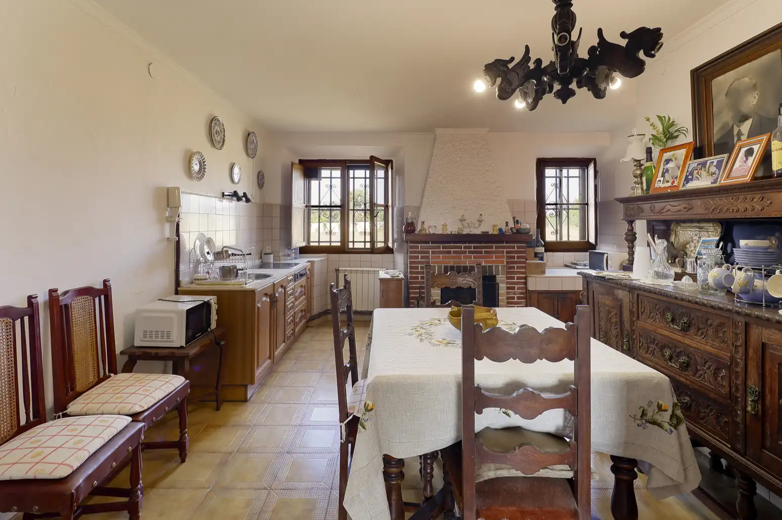 Kitchen of Houses for sale in Gijón   with Private garden