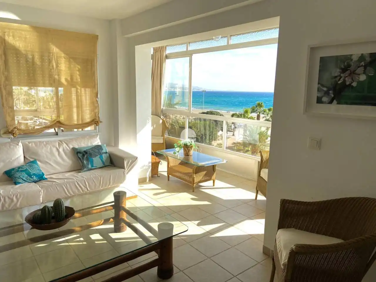 Living room of Flat for rent in Vélez-Málaga  with Air Conditioner, Terrace and Furnished