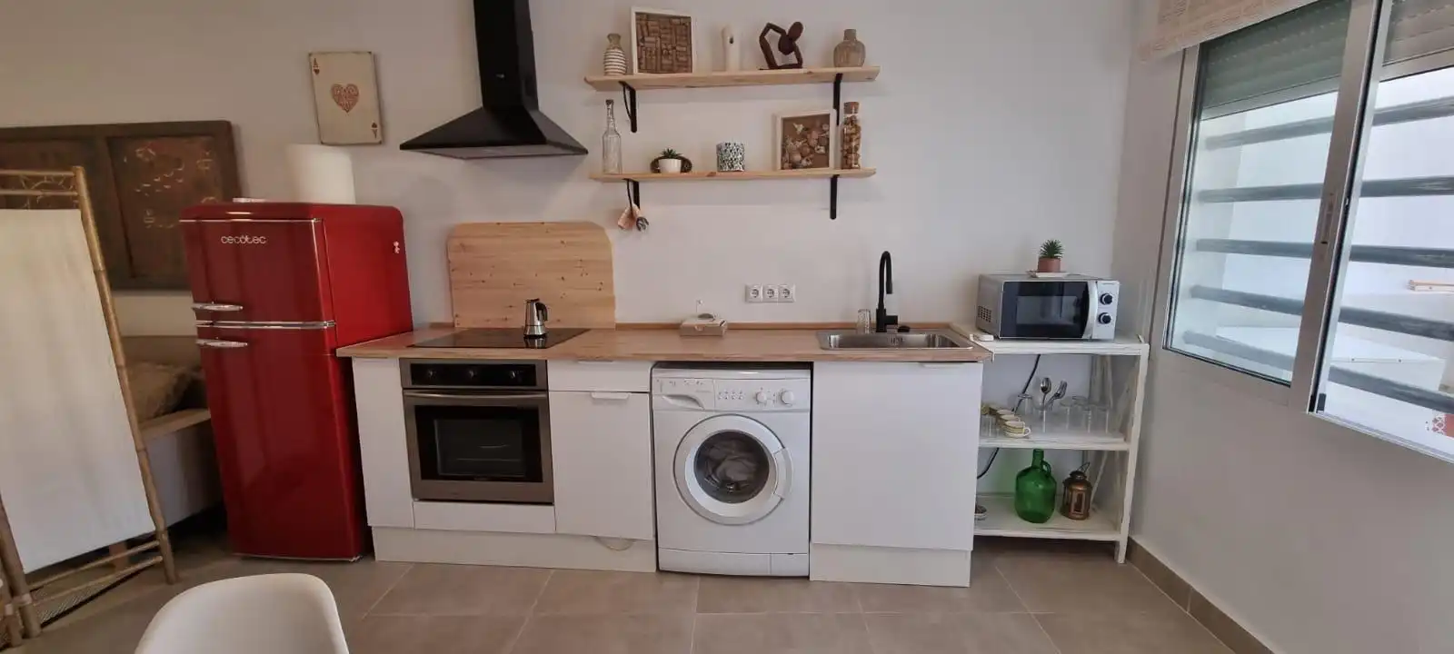 Cocina de Apartamento de alquiler en Cartagena con Terraza y Amueblado