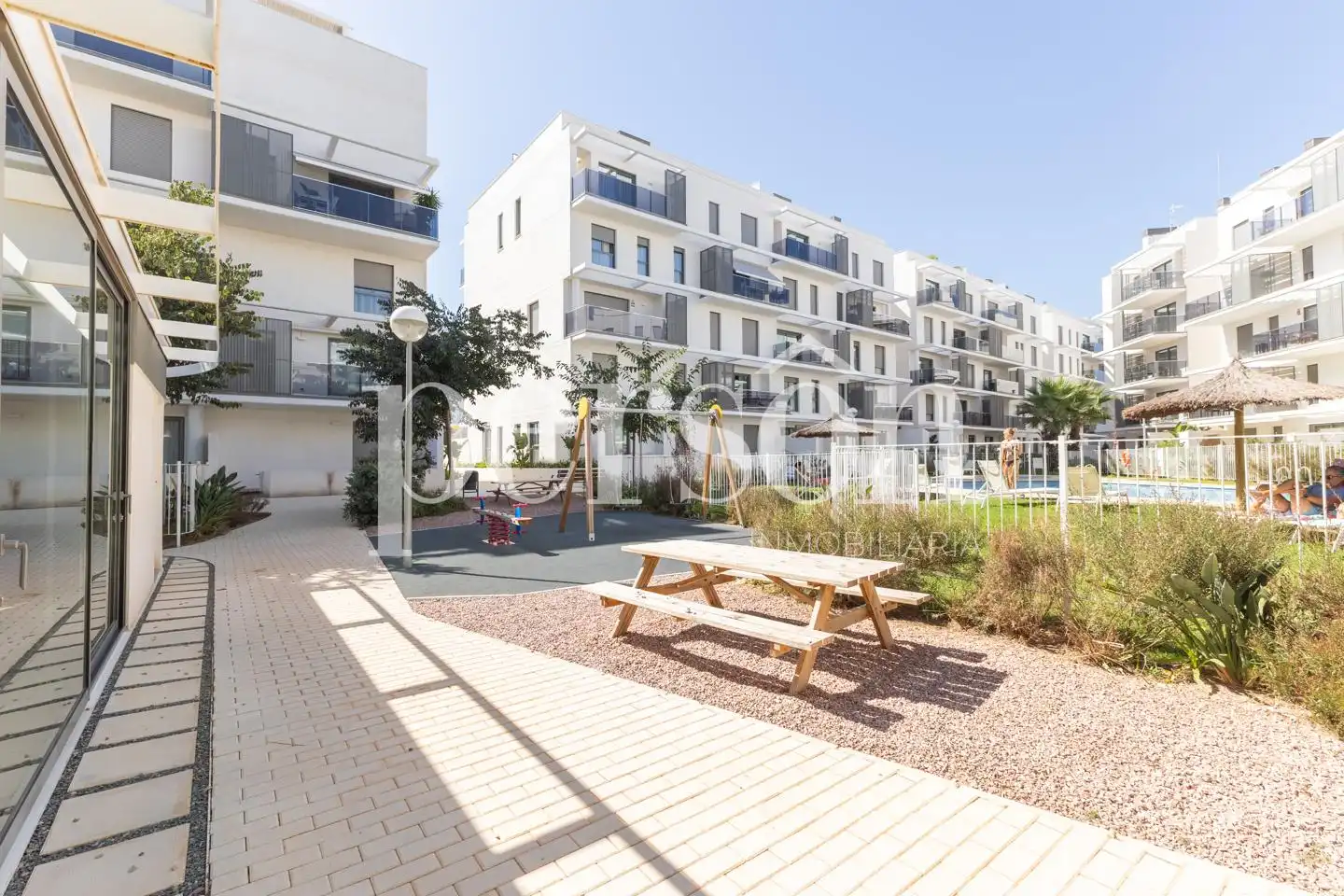 Terrace of Flat for rent in Dénia  with Air Conditioner, Terrace and Storage room