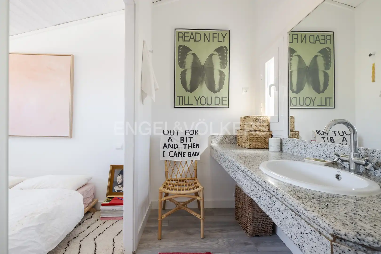 Badezimmer von Dachboden zum Verkauf in Madrid mit Klimaanlage, Heizung und Parkett