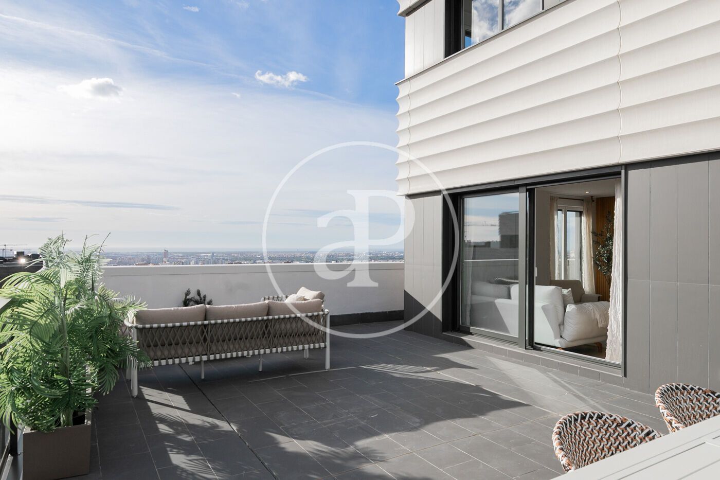 Terrace of Flat to rent in Esplugues de Llobregat  with Air Conditioner, Heating and Private garden