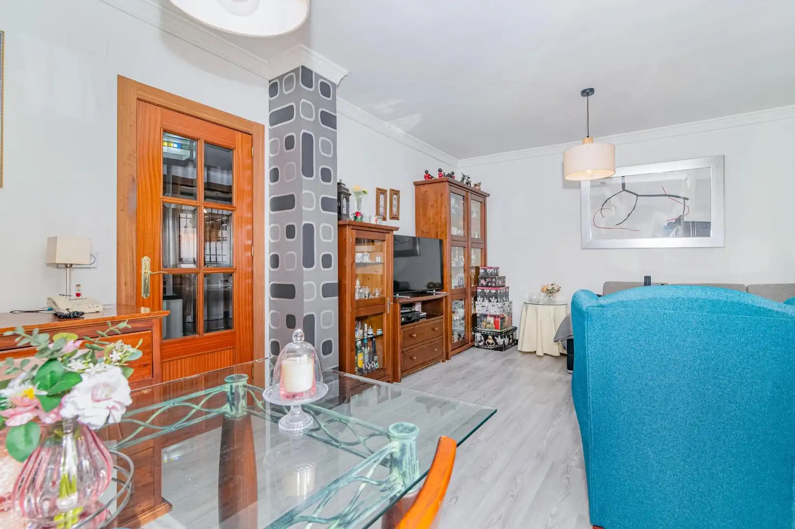 Sala d'estar de Casa adosada en venda en Monachil amb Aire condicionat i Calefacció