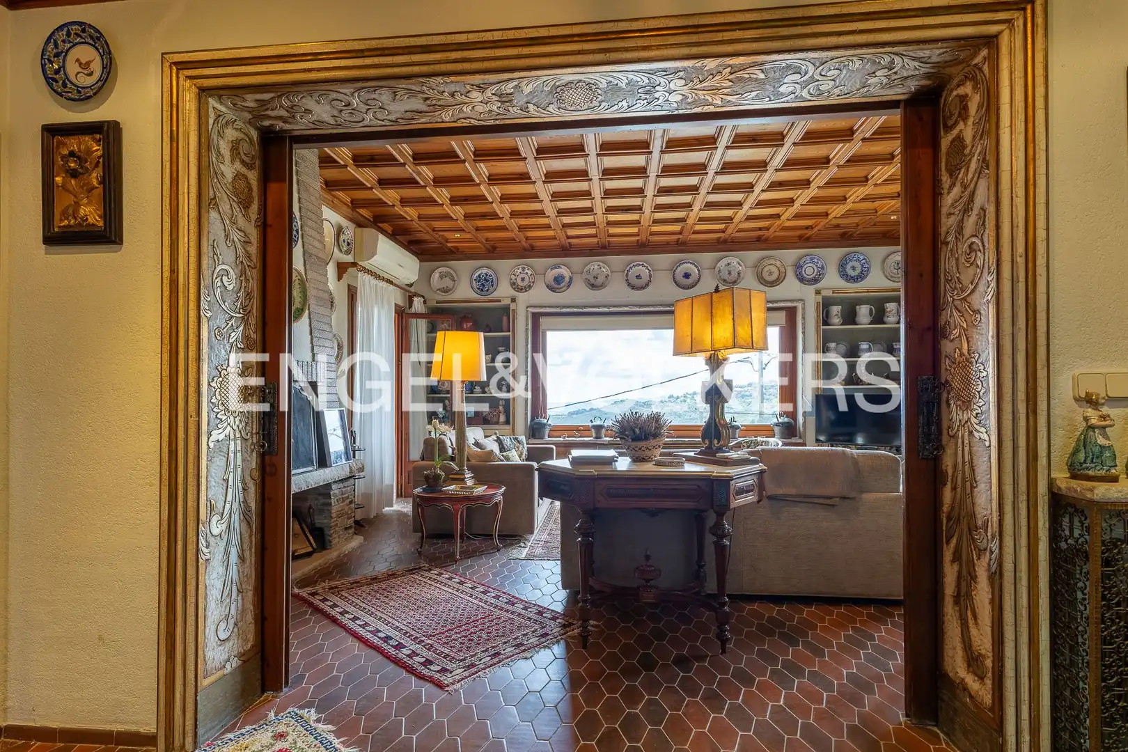 Sala d'estar de Casa o xalet en venda en Sant Feliu de Codines amb Aire condicionat, Calefacció i Jardí privat
