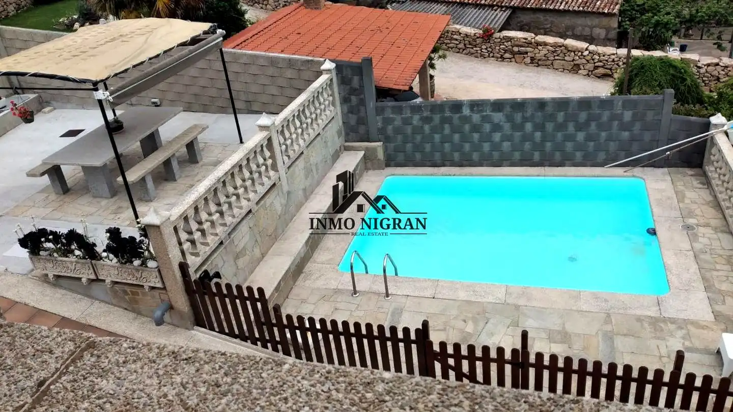 Swimming pool of Houses for rent in Baiona  with Private garden, Swimming Pool and Balcony