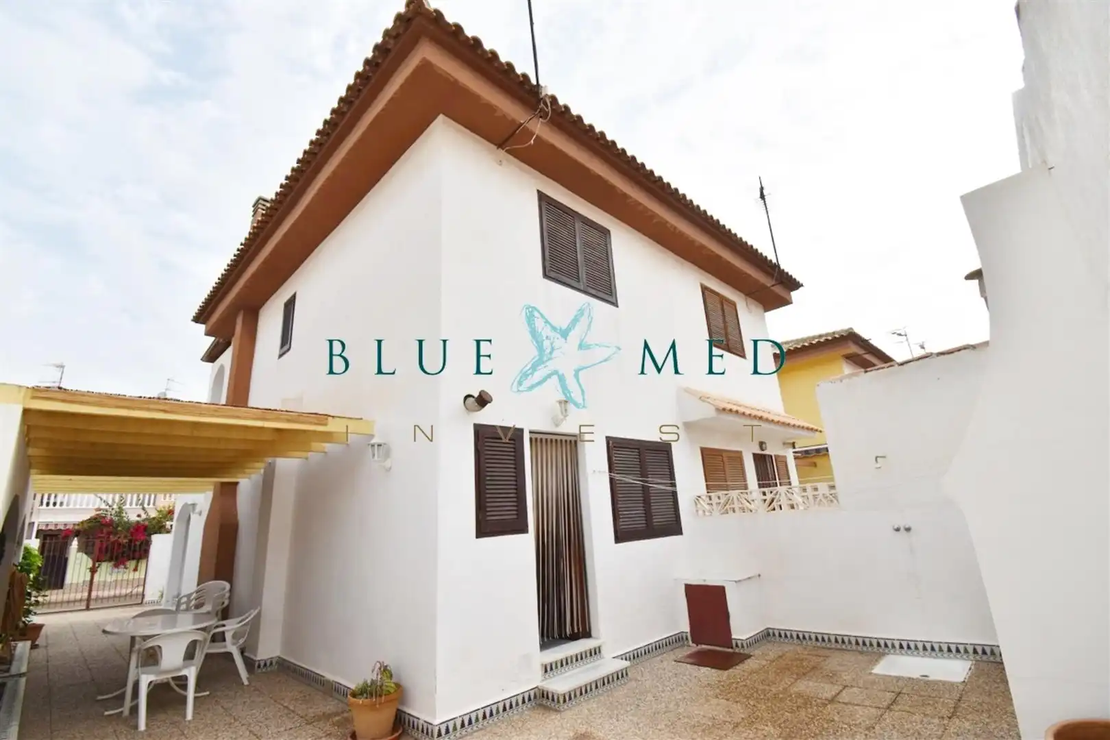 Vista exterior de Dúplex en venta en Mazarrón con Jardín privado, Terraza y Amueblado