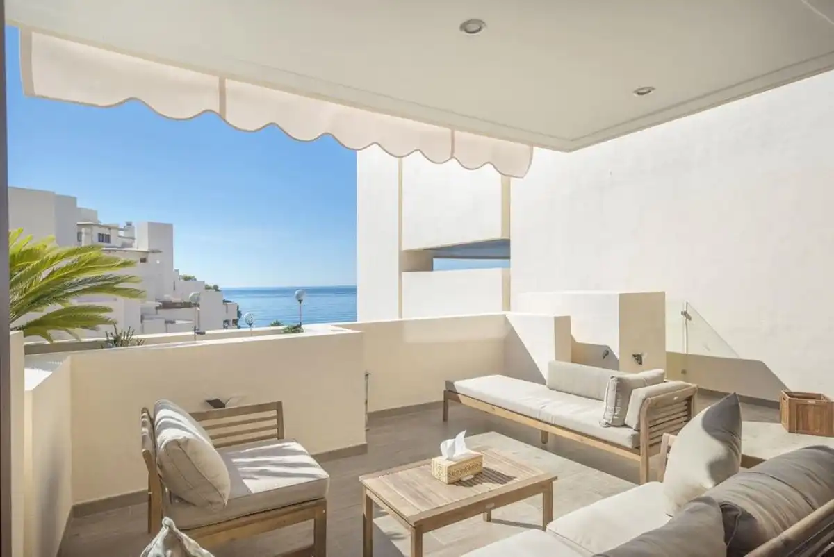 Terraza de Ático de alquiler en Estepona con Aire acondicionado, Terraza y Piscina