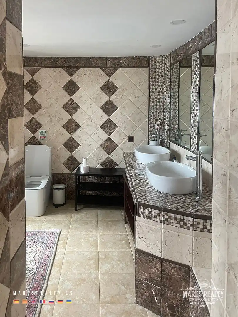 Baño de Casa o chalet en venta en Lloret de Mar con Calefacción, Jardín privado y Piscina
