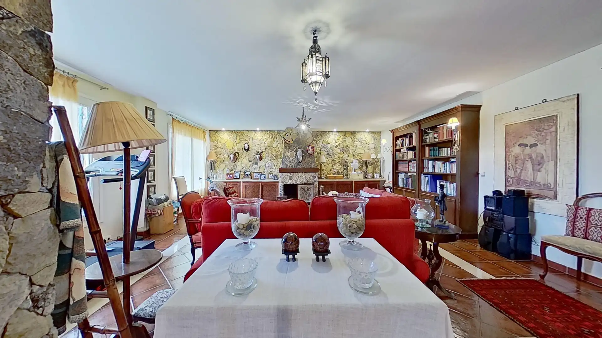 Sala de estar de Casa o chalet en venta en Málaga con Jardín privado, Terraza y Piscina