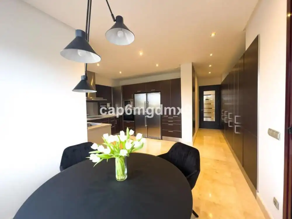 Kitchen of Attic for rent in Marbella  with Air Conditioner, Terrace and Storage room