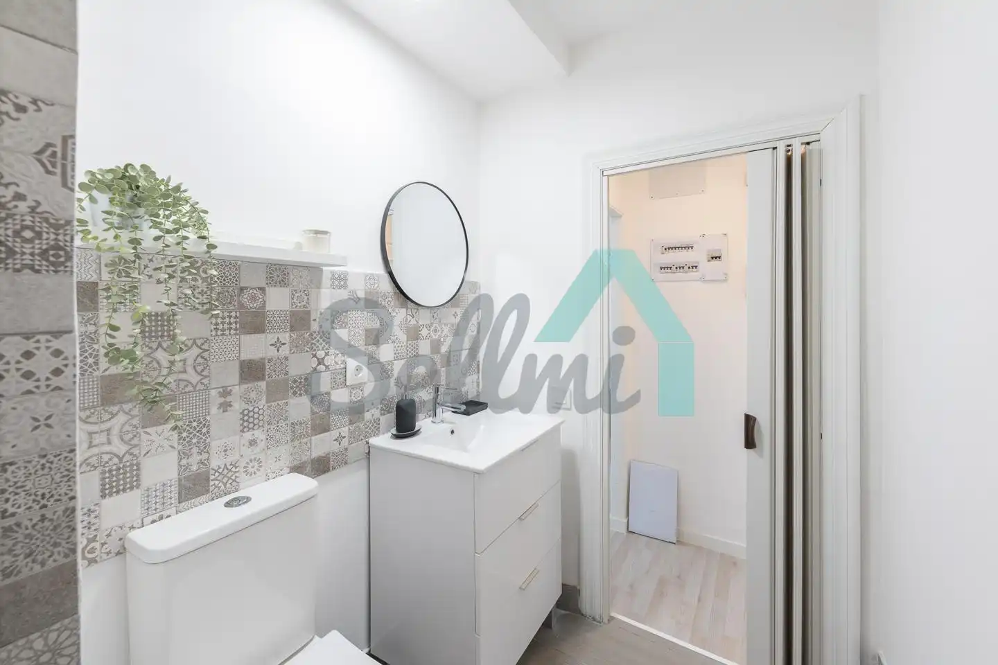 Baño de Planta baja en venta en Mieres (Asturias) con Calefacción, Trastero y Amueblado