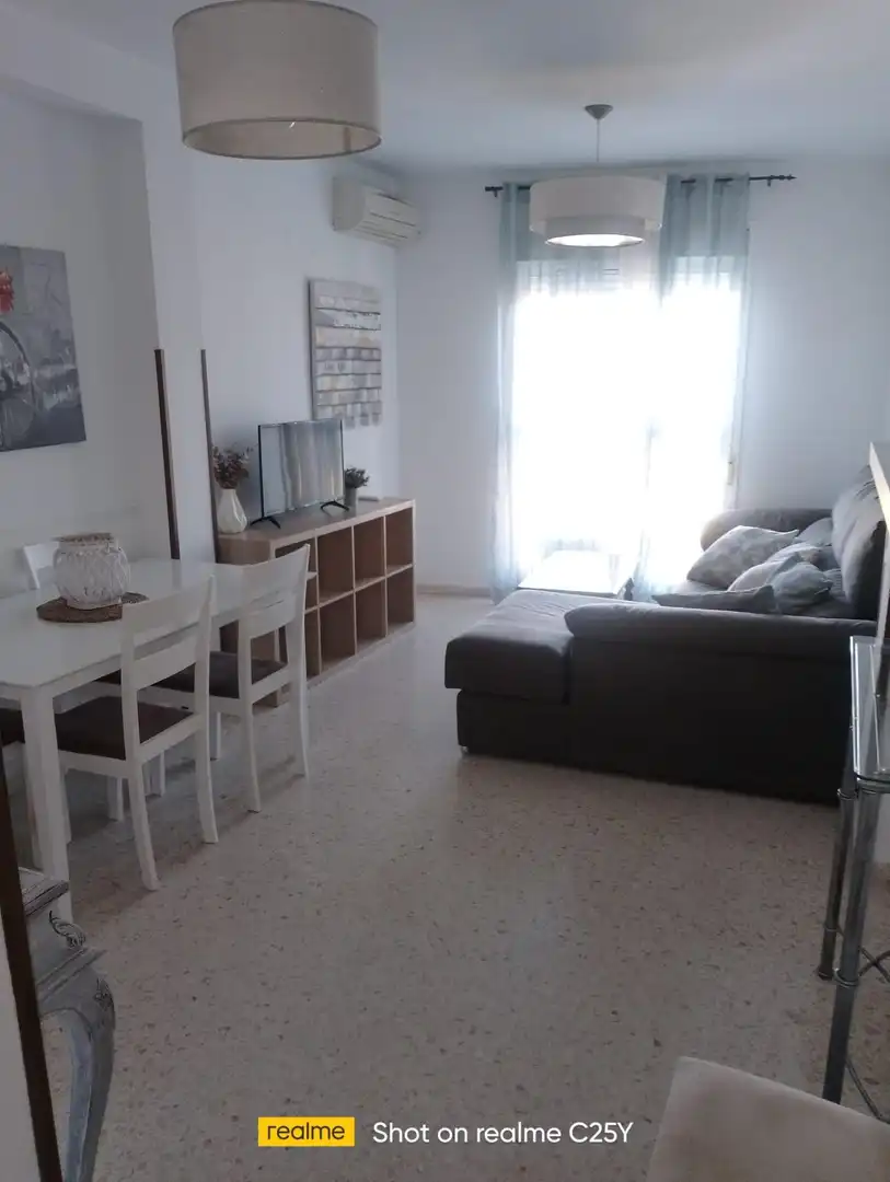 Living room of Flat for sale in Sanlúcar de Barrameda  with Furnished