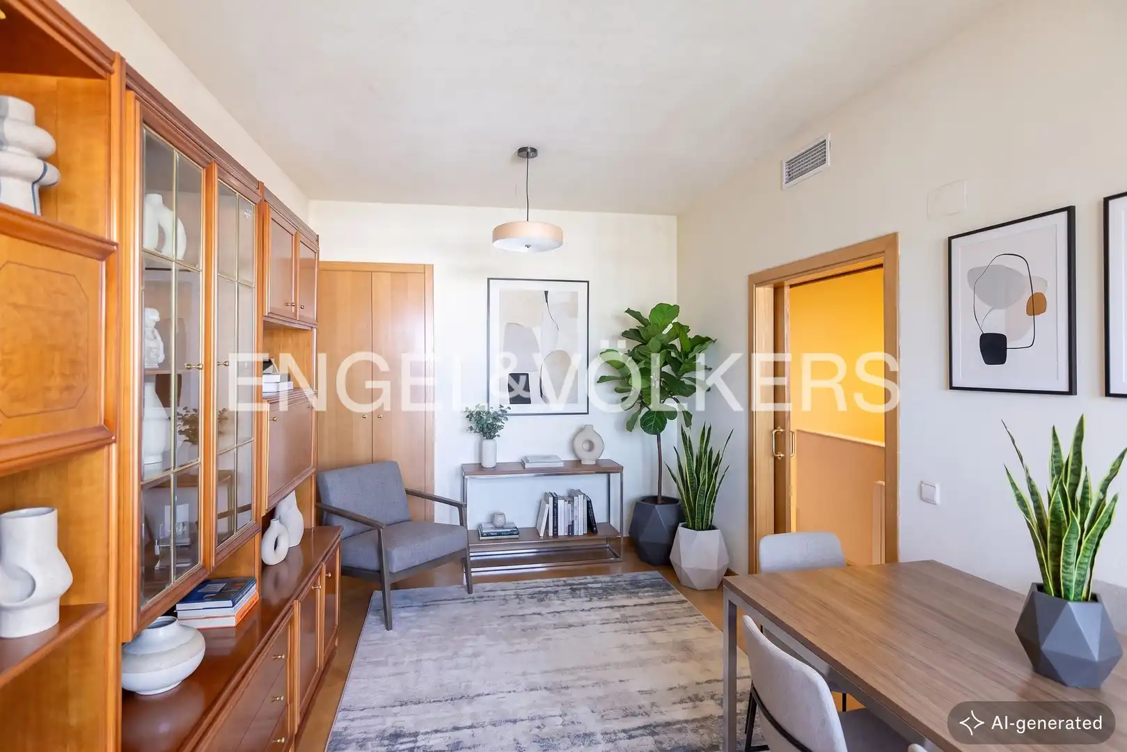 Dining room of Houses for sale in Madrid  with Air Conditioner, Heating and Private garden