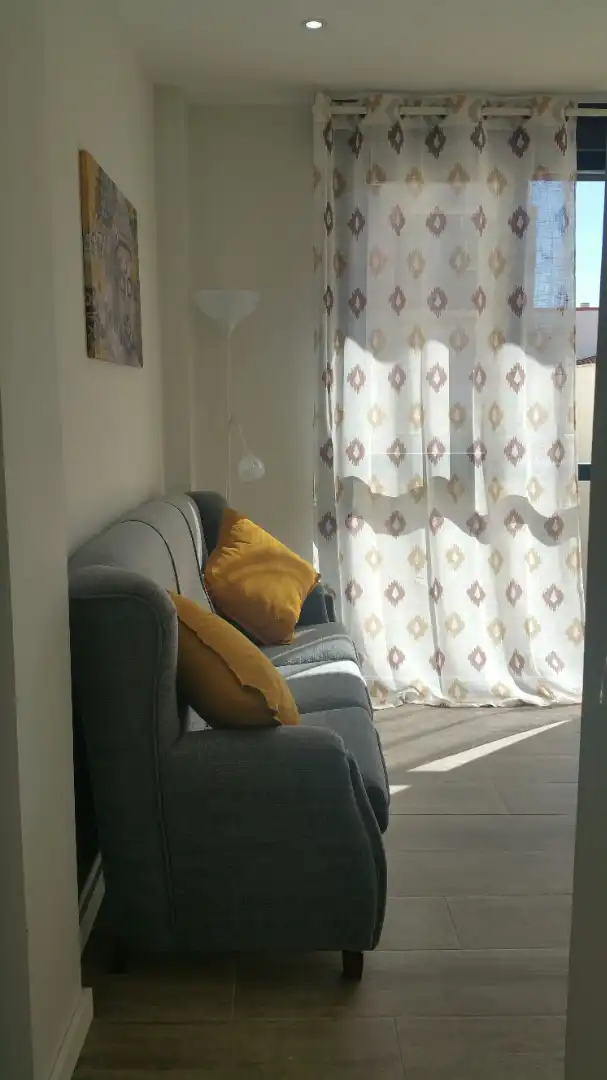 Sala d'estar de Àtic de lloguer en Madrid amb Aire condicionat, Calefacció i Terrassa