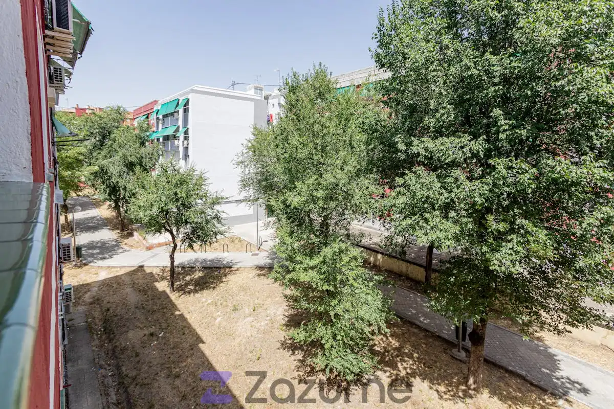 Jardín de Piso de alquiler en Madrid con Aire acondicionado, Calefacción y Parquet