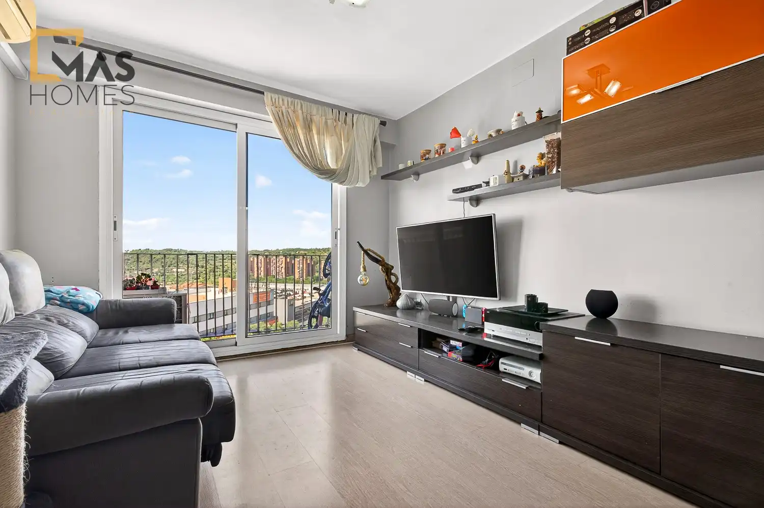 Wohnzimmer von Wohnung zum Verkauf in Terrassa mit Klimaanlage, Heizung und Terrasse