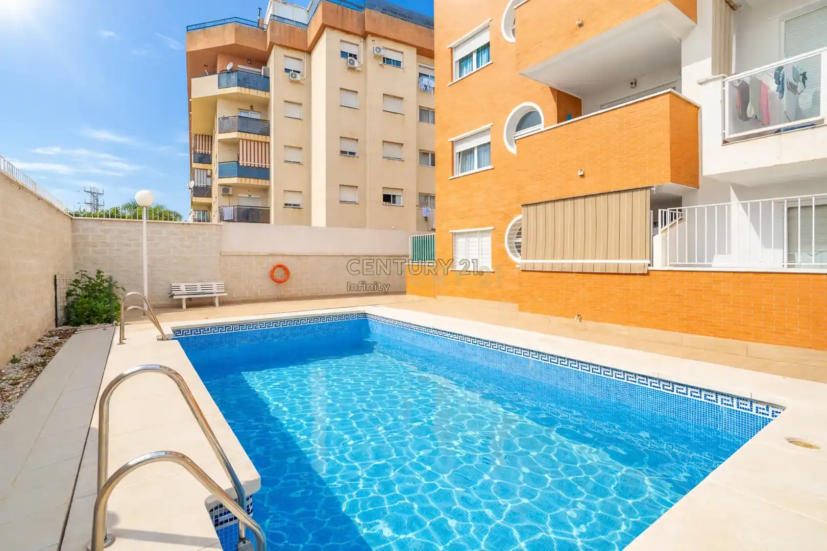 Swimming pool of Flat for sale in Mijas  with Air Conditioner and Swimming Pool