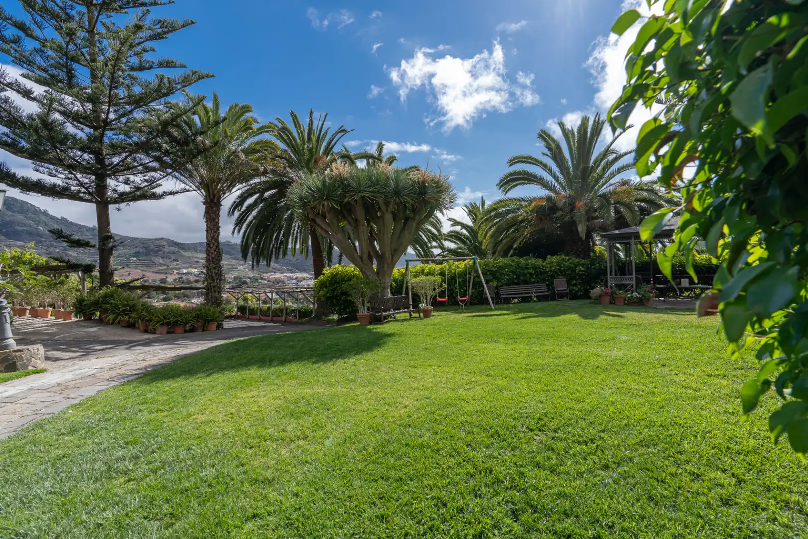 Jardín de Casa o chalet de alquiler en Tegueste con Jardín privado, Terraza y Amueblado