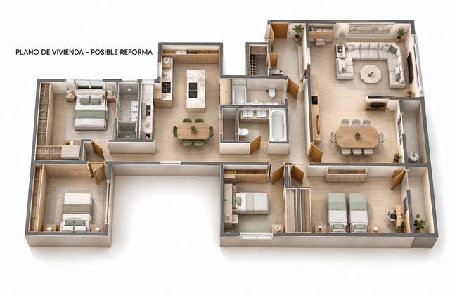 Piso en Venta en Rodríguez Arias Kalea en Campuzano