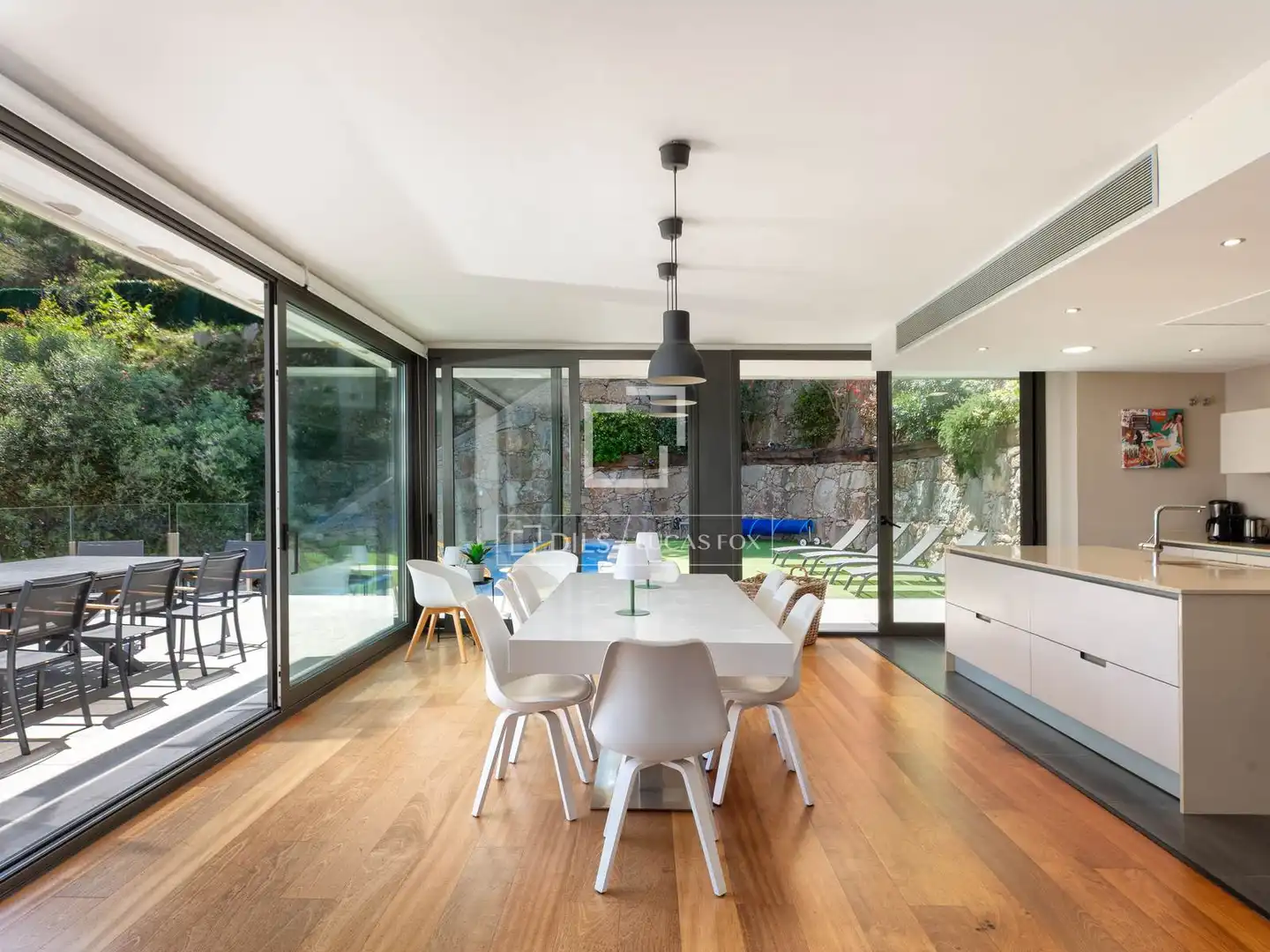 Esszimmer von Haus oder Chalet zum Verkauf in Begur mit Klimaanlage, Heizung und Privatgarten