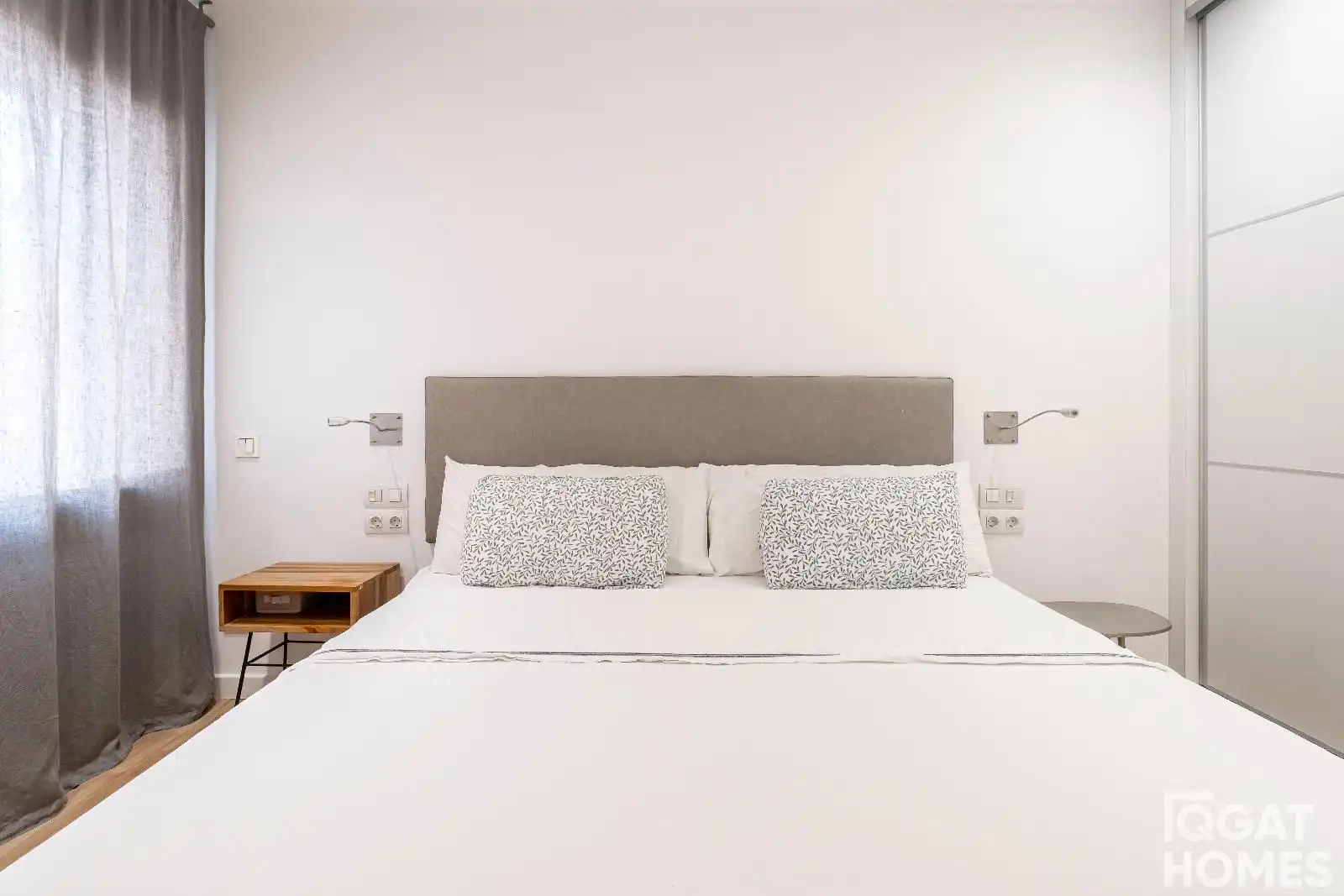Schlafzimmer von Wohnung zur Miete in Rubí mit Klimaanlage und Möbliert