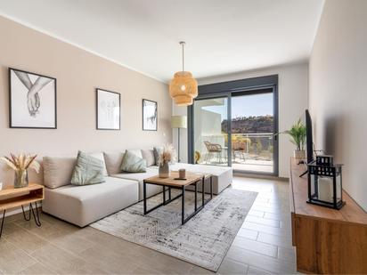 Living room of Apartment for sale in Mijas  with Air Conditioner, Terrace and Alarm