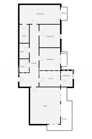 Piso en Venta en Calle Constitución en Real de Gandia